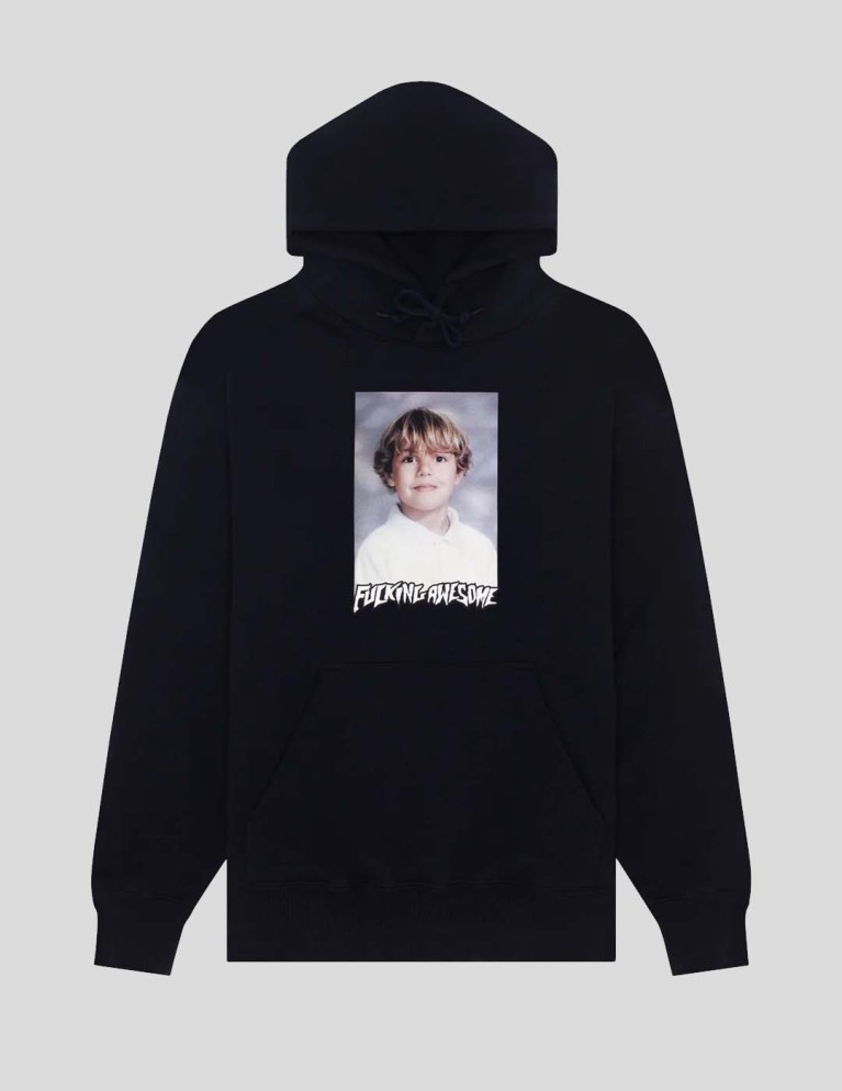 Suadera FUCKS AWESOME curren caples classe foto hoto hoodie nero